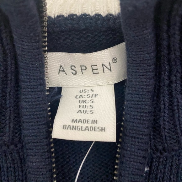 Aspen men’s size small navy pullover sweater NWT - Picture 4 of 5
